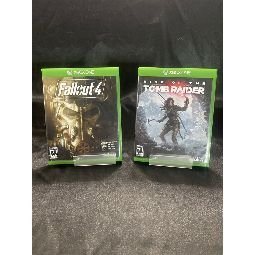 Xbox One Game Lot Fallout 4 Skyrim Tomb Raider‎ Assassins Creed Syndicate Bundle